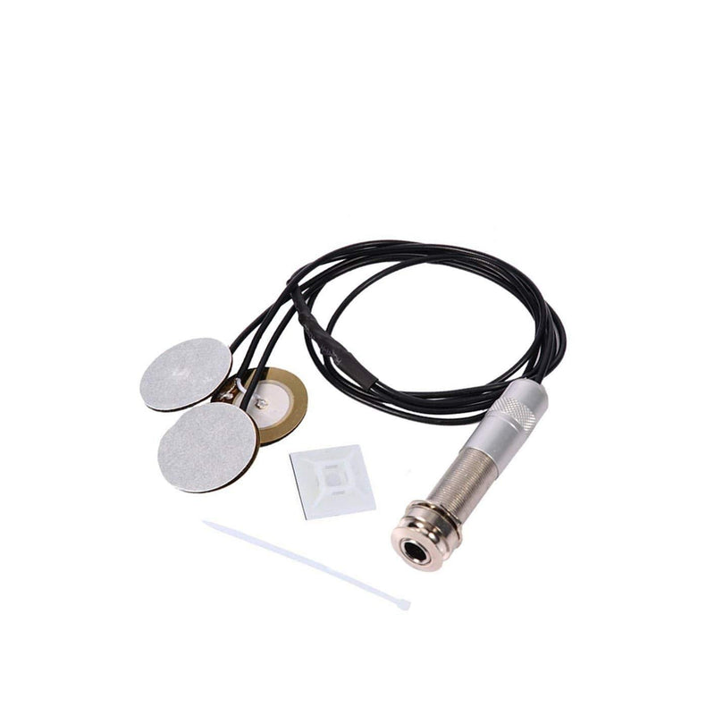 Timiy Guitar Pickups Piezo Transducer,3 in 1 Microphone Contact for Electronic Acoustic Guitar Violin Ukulele