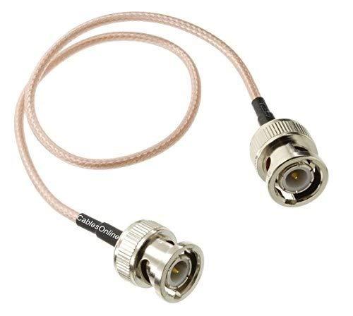 CablesOnline, 1ft. BNC Male to BNC Male RG316 Coax Low Loss RF Cable, RF-BC101