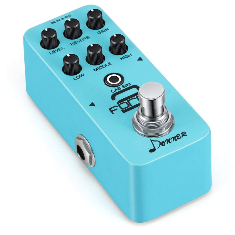 [AUSTRALIA] - Donner Force 2 Mini Electric Guitar Preamp Effect Pedal 