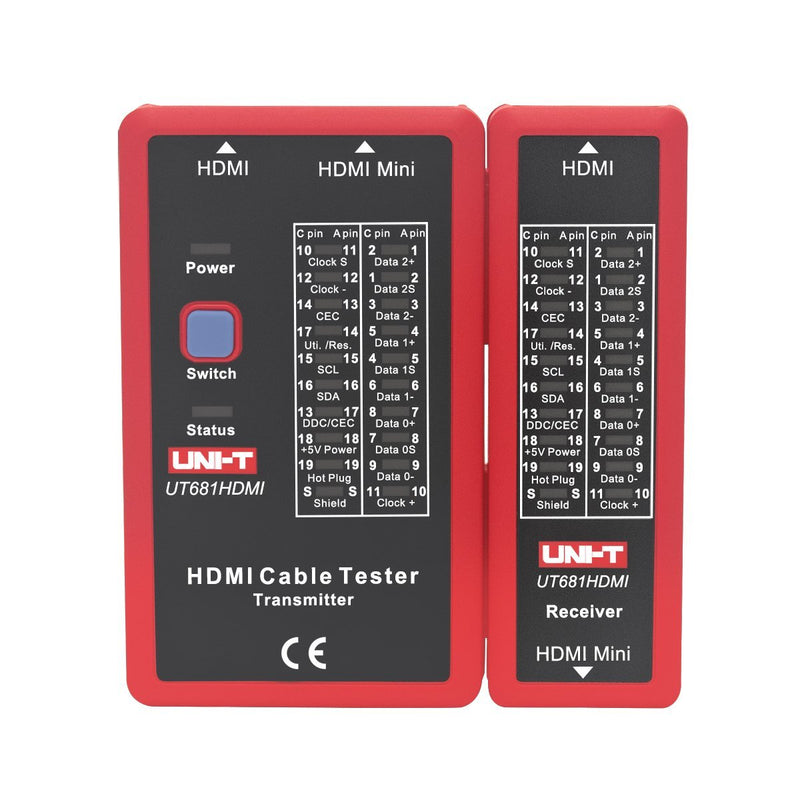Signstek UNI-T UT681 Handheld HDMI Cable Tester with Fast Line Collocation for HDMI and Mini-HDMI Connections