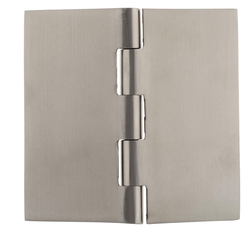 s siskcon Stainless Steel Weld ON Hinge,4''X4'',Satin Finish,Hgs-404025-32D Door Hinges 2 Pack (Welding) Heavy Duty.(Set of 2Pcs),Spun Heads - Pack of 1