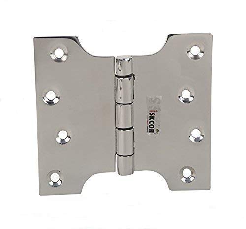 Ssiskcon Parliament Door Hinge Wide Throw Expandable Swing Clear Reversible Interior Exterior Nrp Mirror Polished 32 Stainless Steel 4 Inch x 2 Inch x 4 Inch with 8 Self Drilling Screws (Pack of 1) Pack of 1