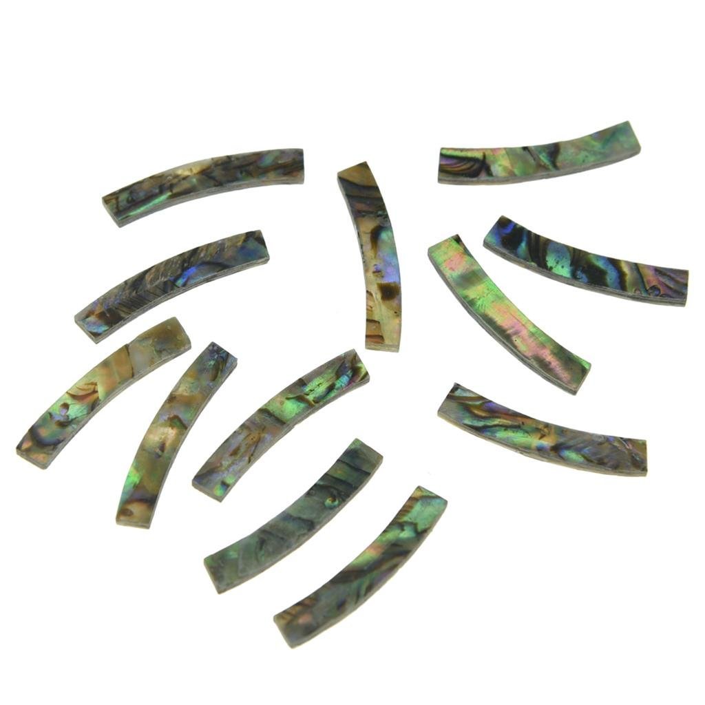 KAISH Ukulele Rosette Paua Abalone Sound Hole Inlay Strips 65x3x1.5mm