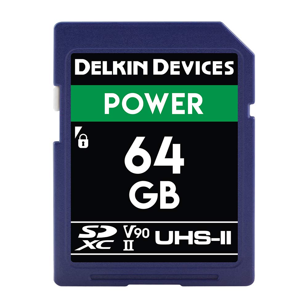 Delkin Devices 64GB Power SDXC UHS-II (V90) Memory Card (DDSDG200064G)