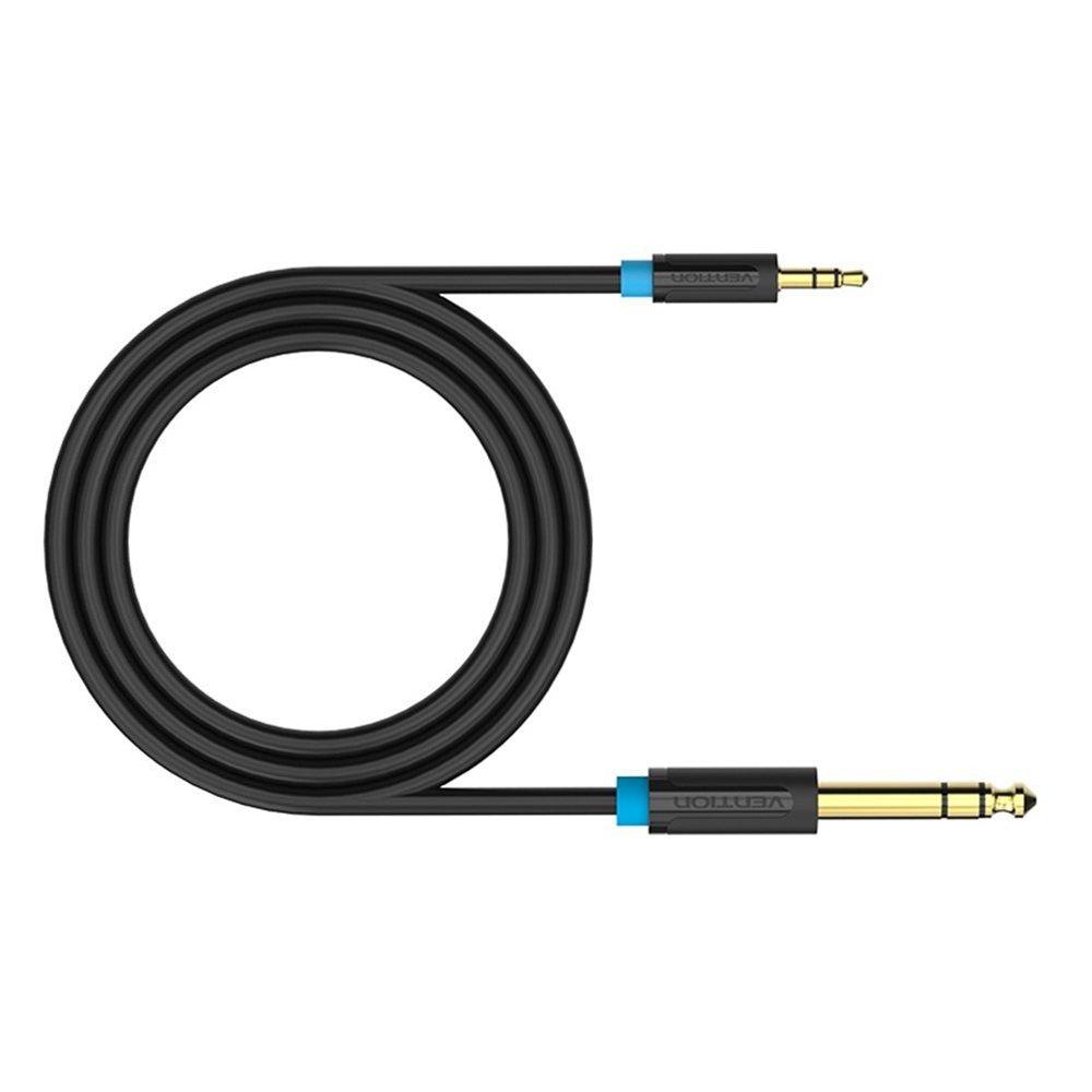 [AUSTRALIA] - EVNSIX 5FT 1/8" Male 3.5mm to 1/4" Male (3.5mm to 6.35mm) Aux Jack TRS Stereo Audio Cable for iPhone, iPod,Guitar Laptop Amplifier Microphone/24K 15U Gold Plated PVC Infection Molding Shell 5FT (3.5mm to 6.35mm) 