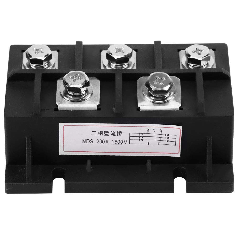 MDS 200 amp 1600V 3 Phase AC to DC High Power Rectifier Silicon Full Wave Diode Bridge Rectifier Module 5 Terminals