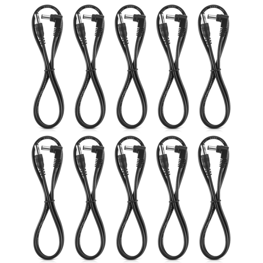 Donner 60CM Guitar Pedal Power Cable Cord 10-Pack