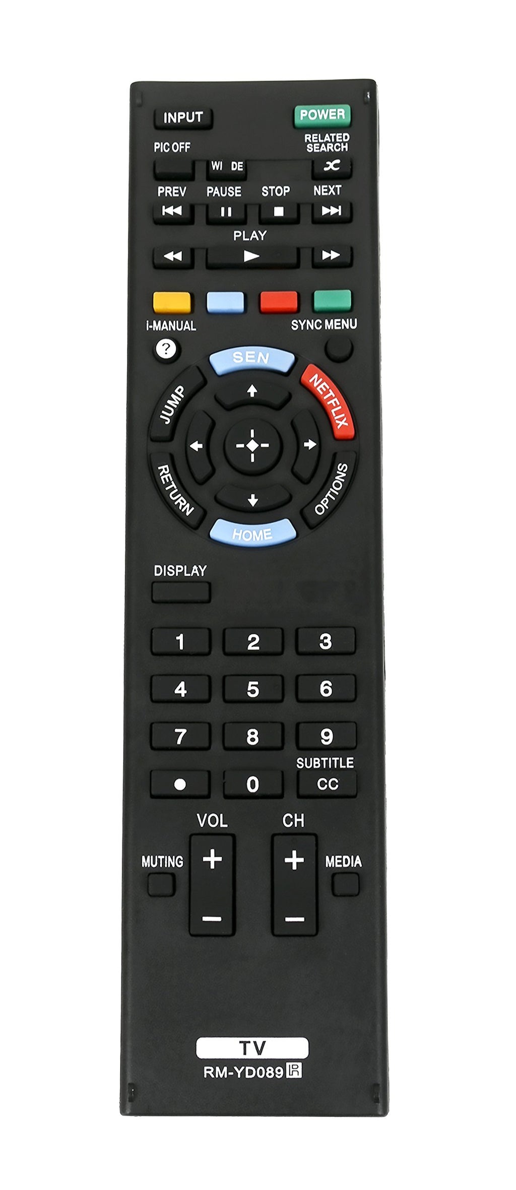 New RM-YD089 Replace Remote fit for Sony TV KDL-32W600A KDL-32W650A KDL-42W650A KDL-42W651A KDL-46W700A KDL-50W700A KDL32W600A KDL32W650A KDL42W650A KDL42W651A KDL46W700A KDL50W700A