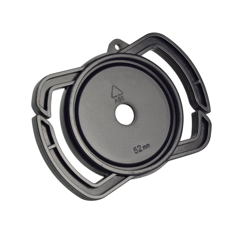 FoRapid Camera Buckle Lens Cap Holder Keeper for Canon Nikon Sony Olympus Fujifilm Pentax Panasonic Sigma DSLR/SLR/Evil Camera Lens Cap-Black ABS Plastic (43mm 52mm 55mm) 43mm 52mm 55mm