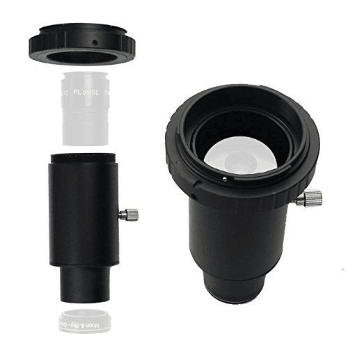 Solomark 1.25 Inch Telescope Camera Adapter with T-Ring for Canon to Take Photos Telescope Camera Adapter+Canon