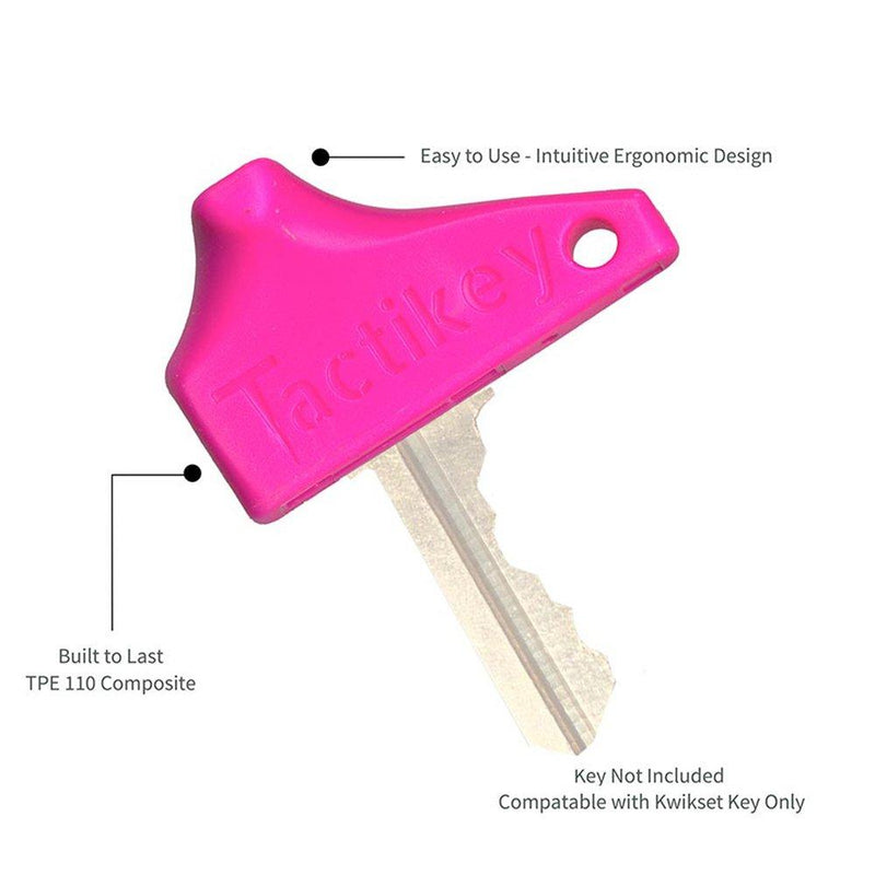 Tactikey - First Ever Ultra Portable Plastic Keyholder Keychain Tactical, Self-Defense Personal Safety Ultra Violet