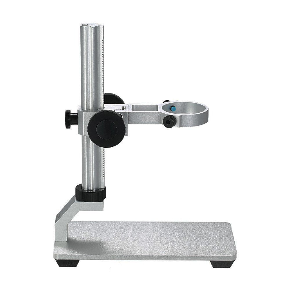 Jiusion Aluminium Alloy Universal Adjustable Professional Base Stand Holder Desktop Support Bracket for Max 1.4" in Diameter USB Digital Microscope Endoscope Magnifier Loupe Camera (Aluminium Alloy)