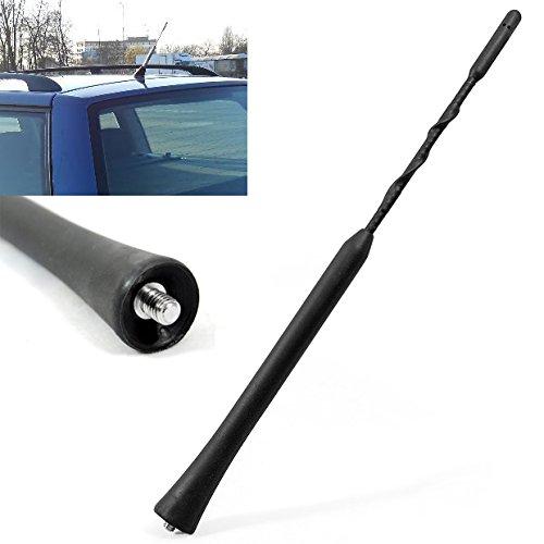 Roof Mast Whip AM/FM Radio Antenna Aerial for BMW Z4 Z3 M3 330ci/325ci 323ic/318ti / Mazda 3 5 6 /Nissan 350z / Toyota Yaris Hatchback Prius Corolla/VW Jetta Bora Golf MK4 Passat B5 (9")