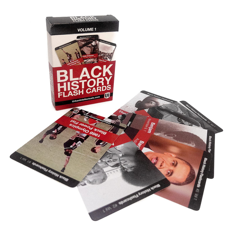 Urban Intellectuals Black History Flashcards (52 educational card deck) (Volume 1)