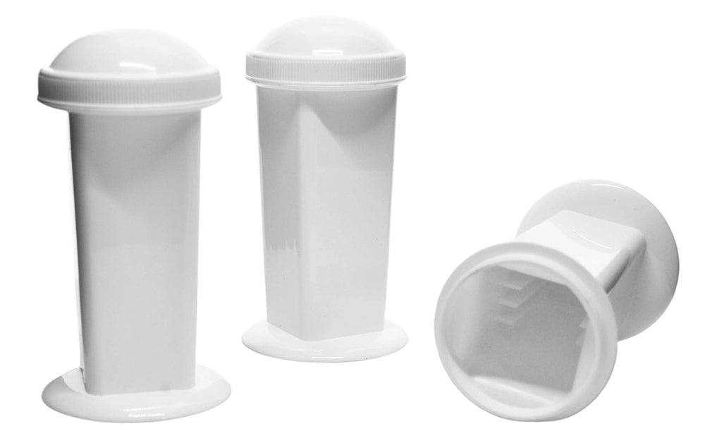 3PK Coplin Jars - Staining - Hold 5-10 Slides Each - Polypropylene - Eisco Labs