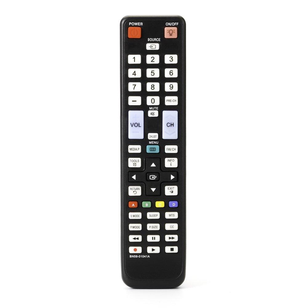 New BN59-01041A Replaced Remote Control fits for Samsung HDTV UN40C5000QF LN32C550J1F LN37C550J1F LN40C610N1F LN40C630K1F LN60C630K1FXZA PL50C550 PL50C550G1F LN46D630M3FXZA LN46D630M3FXZC etc.