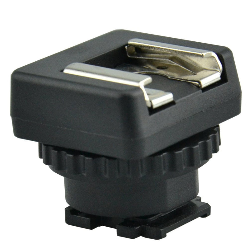 JJC Cold Shoe Mount Adapter for Sony Multi Interface Shoe to Universal Cold Shoe Compatible with Sony Handycam Camcorder HDR-AX53 AX33 AX100 CX675 CX900 CX610E CX530E CX510E CX400E PJ810E PJ790E For Sony Camcorder with Multi Interface Shoe