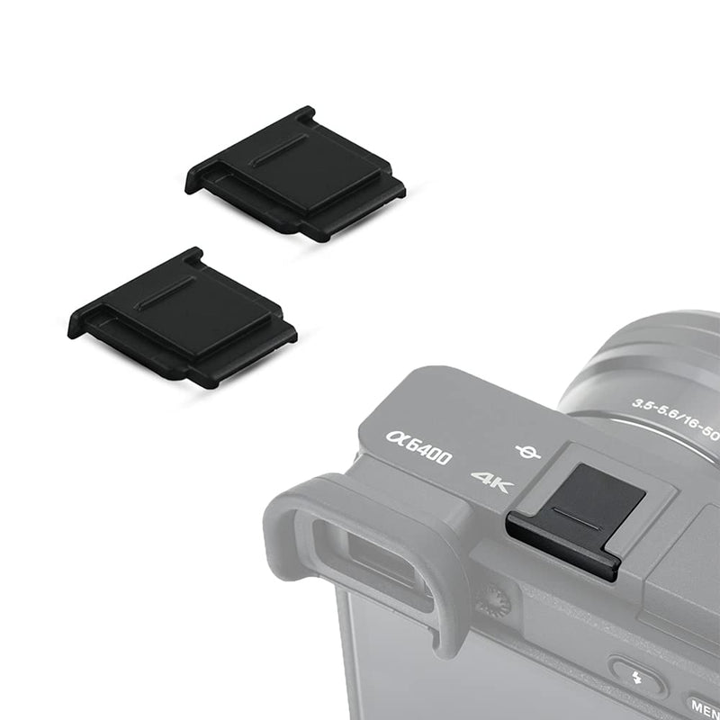 [AUSTRALIA] - JJC 2 PCS Camera Hot Shoe Cover Cap Protector for Sony A7 IV A7C ZV-1 ZV-E10 A1 A6600 A6500 A6400 A6300 A7 III A7R IV A7R III A7S III A7S II A9 II A9 RX10 IV RX10 III Replaces Sony FA-SHC1M Cover For Sony Cameras 