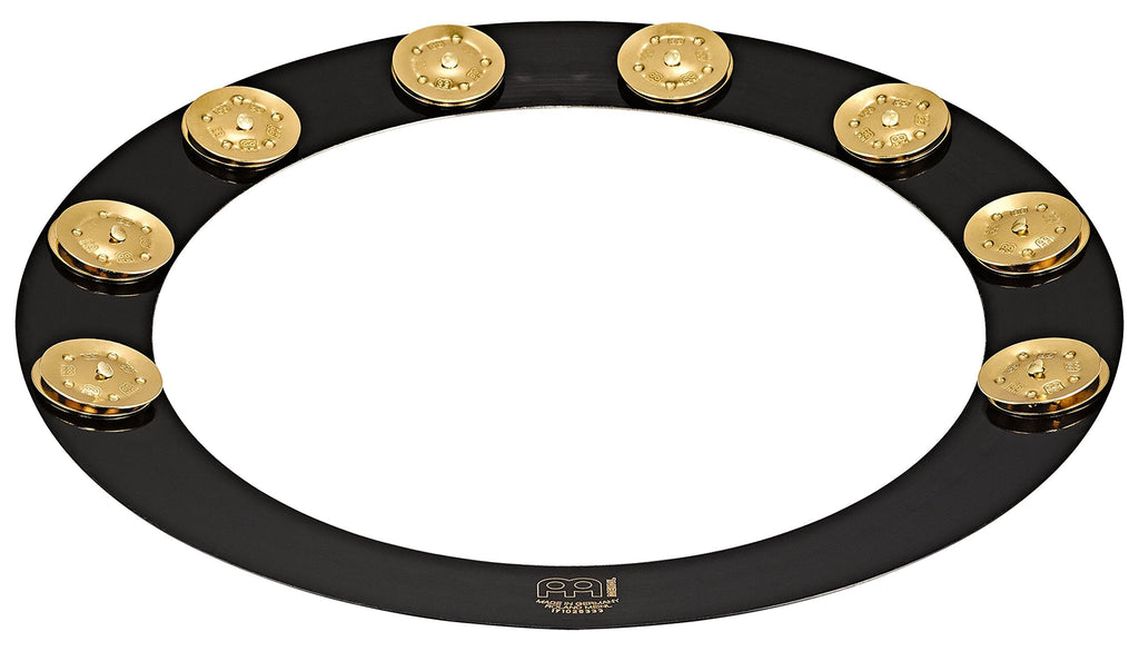 Meinl Percussion Backbeat Pro 13" Brass Hoop Tambourine with Brass Jingles for Snare Drums, TWO YEAR WARRANTY (BBP13)