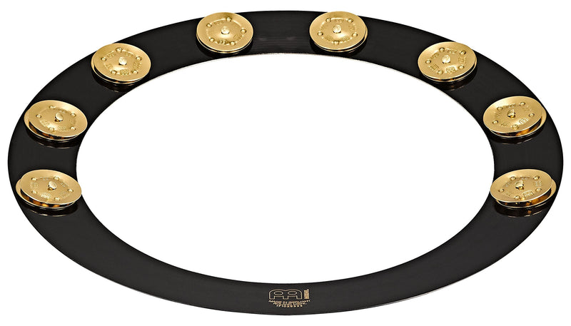 Meinl Percussion Backbeat Pro 13" Brass Hoop Tambourine with Brass Jingles for Snare Drums, TWO YEAR WARRANTY (BBP13)