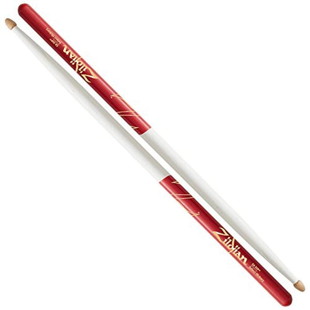 Zildjian 5A Acorn White w/ Red Dip Drumsticks