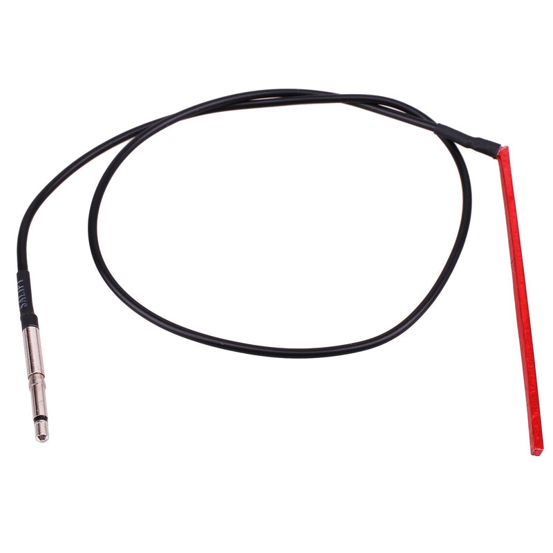 Ultrathin Red Pickup Under-Saddle Passive Piezo Film Pickup Sticks for Acoustic Guitar with Plug