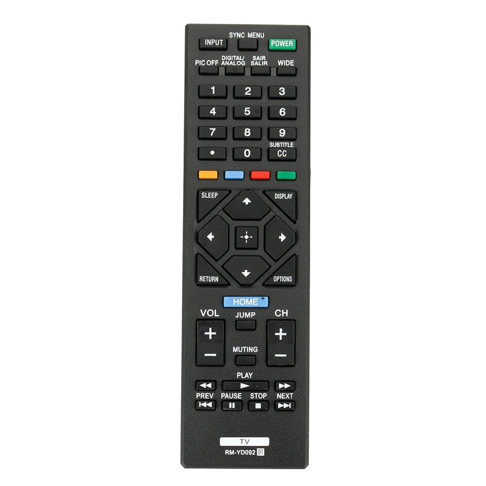 New RM-YD092 Replaced Remote fit for Sony TV KDL-32R400A KDL-40R450A KDL-46R453A KDL-46R450A KDL-40R471A KDL-32R421A KDL-50R450A KDL-40R380B KDL-32R330B KDL-40R350B KDL-32R300B KDL-48R470B KDL-40R470B