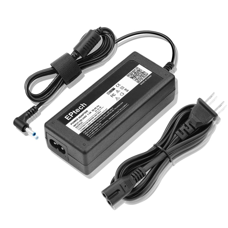 19.5V AC/DC Adapter Replacement for HP 14-an000 15-ac124ds 11-d020nr 17-bs000 17-BS012 i3-6006U 15-bs015dx x360 11-Y000 11-ab000 11-v000 15-ap000 m3-u000 17-F114DX 19.5VDC Laptop Notebook PC