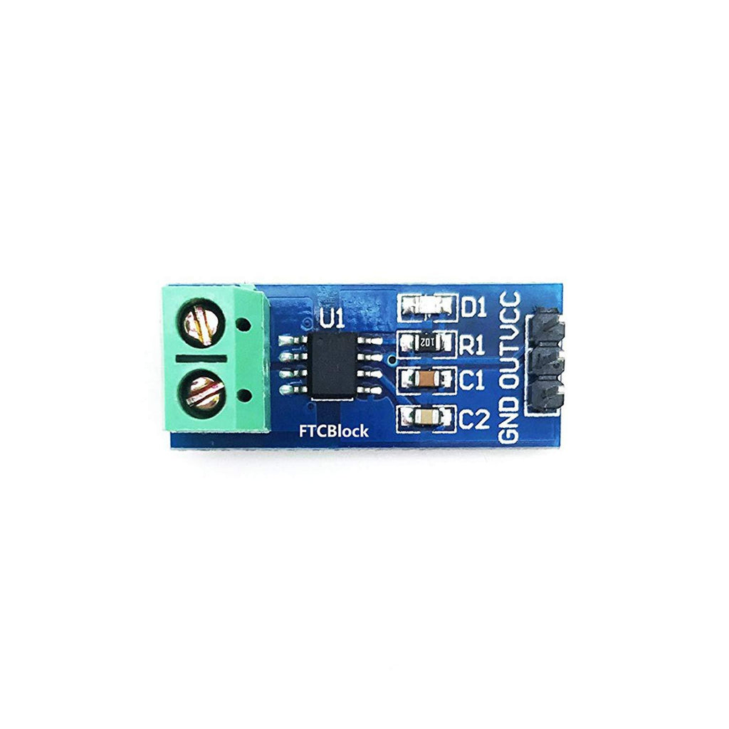 FTCBlock 3pcs ACS712 Current Sensor 30A Range Analogue AC/DC for Arduino Ras PI