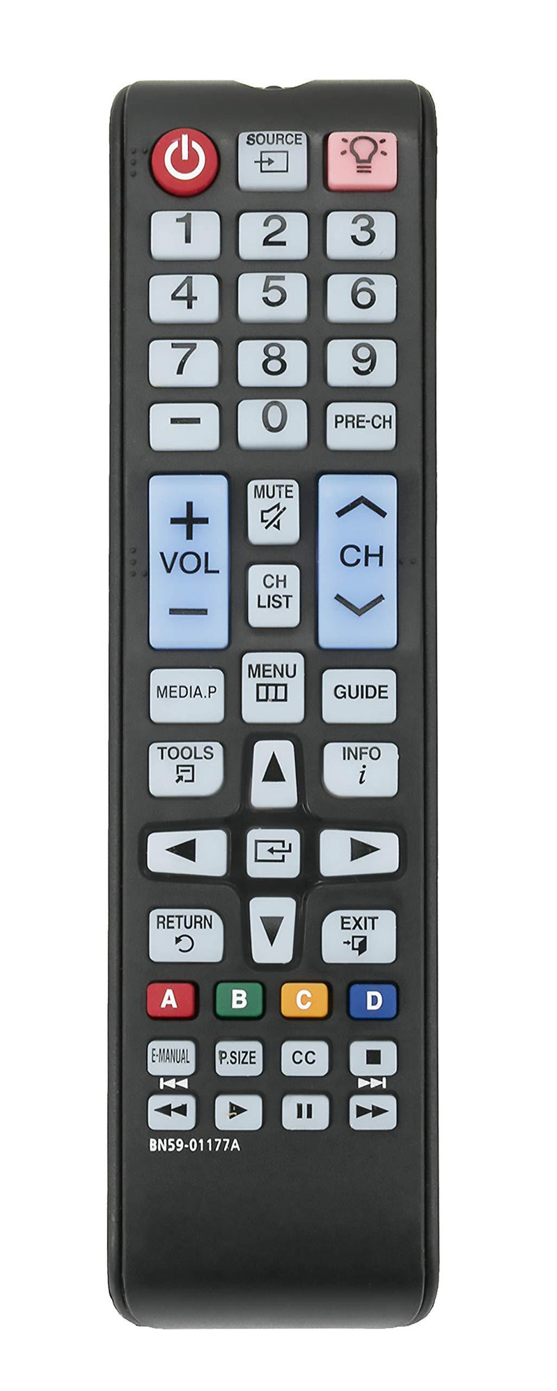 New BN59-01177A Replace Remote fit for Samsung TV LUN32J4000 UN40J6200 UN50J6200 UN55J6200 UN60J6200 UN65J6200 LT24E310ND LT24E310NDZA LT24E310ND/ZA PN4343F4550BFXZA PN51F4500BF PN51F4500BFXZA