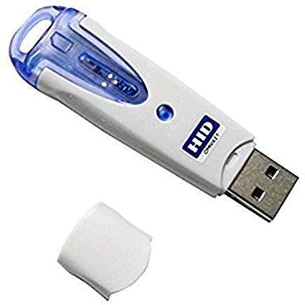 HID Omnikey 6121 Mobile USB Smart Card Reader (R61210320-2) for Sim-Sized Smart Cards