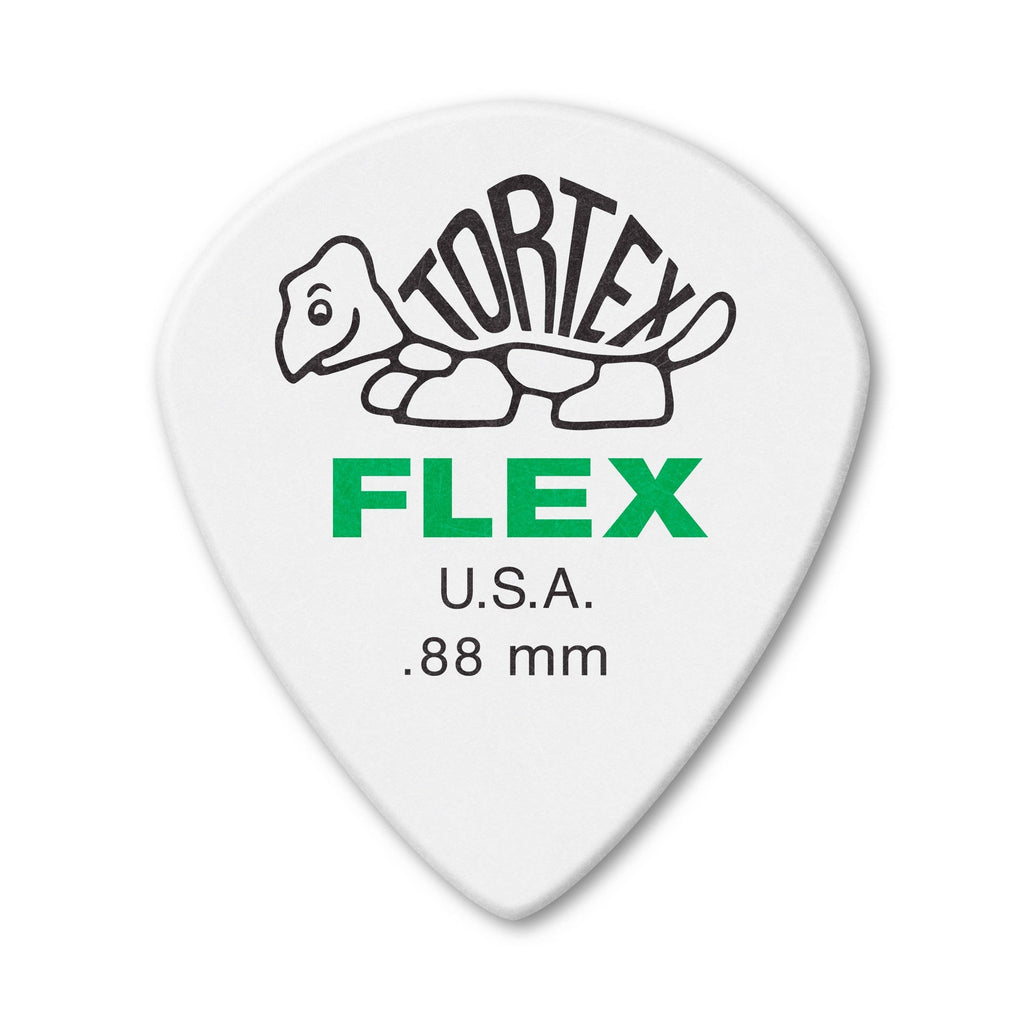 Jim Dunlop Tortex Flex Jazz III XL .88mm 12 Pack Guitar Picks (466P.88)