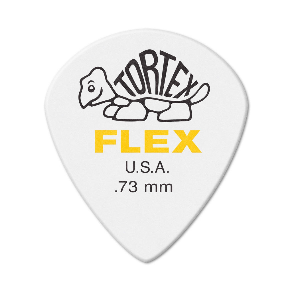 Jim Dunlop Tortex Flex Jazz III XL .73mm 12 Pack Guitar Picks (466P.73)