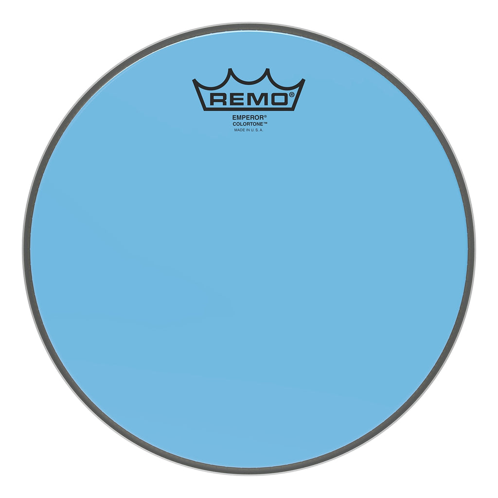 Remo Emperor Colortone Blue Drumhead ,10" 10"