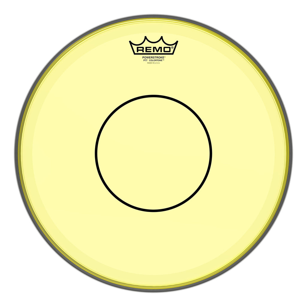 Remo Powerstroke 77 Colortone Yellow Drumhead, 14"