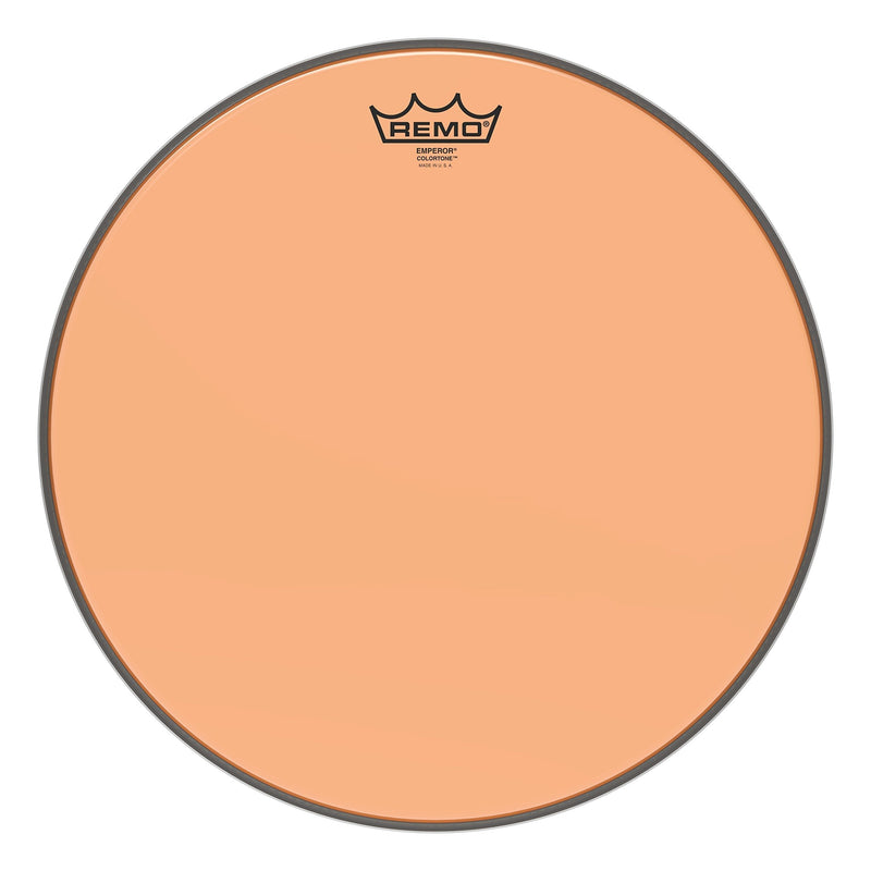 Remo Emperor Colortone Orange Drumhead, 15"