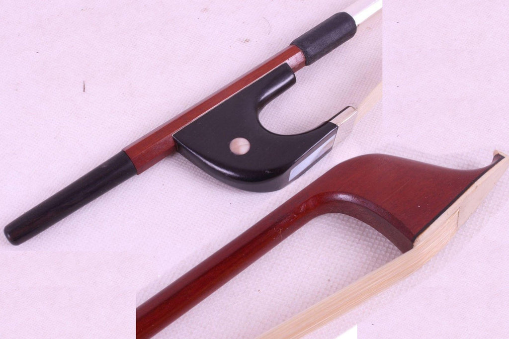 Yinfente 3/4 Upright double bass Bow Brazilwood German Bow Natural Bow Hair Well balanced