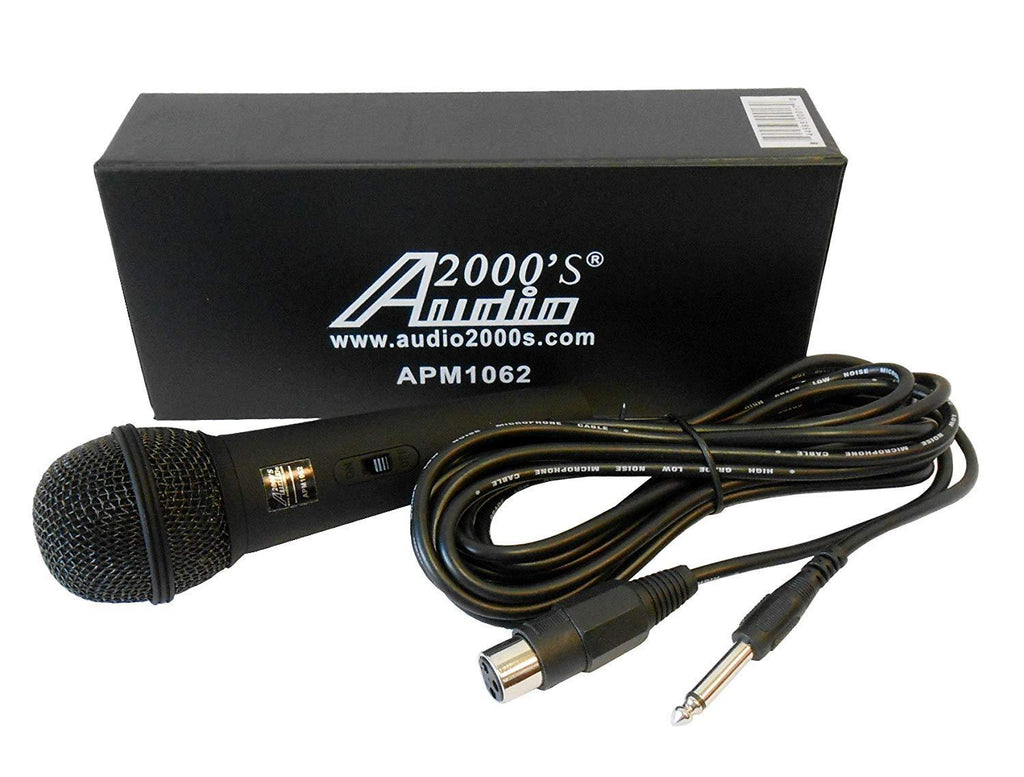 [AUSTRALIA] - Audio2000'S APM1062 Unidirectional Dynamic Microphone with Microphone Cable, Built-in Acoustic Pop Filter, Rugged Construction, and Steel Mesh Grill 