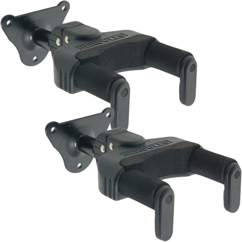 Hercules GSP39WB Auto Grab Wall Mount Guitar Hanger (Pack of 2) - Parallel Import Goods