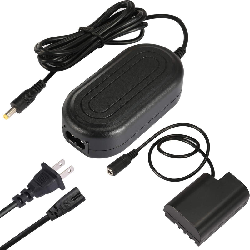 PowEver DMW DCC12 DMW AC8 AC Power Adapter Charger kit Replacement DMW-BLF19 DMW-BLF19E DMW-BLF19PP Battery for Panasonic Lumix DMC-GH3 DMC-GH4 DMC-GH3K DMC-GH4K DMC- GH5 DMC-GH5S DC-G9 Cameras