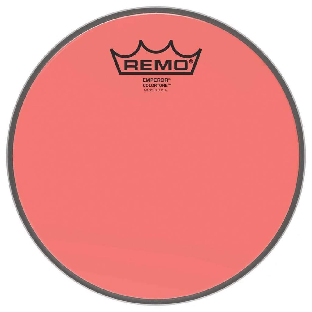Remo Emperor Colortone Red Drumhead ,10" 10"