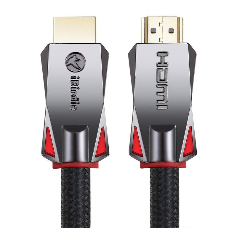 4K HDR HDMI Cable 8 Feet, 18Gbps 4K 120Hz, 4K 60Hz(4:4:4, HDR10, ARC, HDCP 2.2) 1440p 144hHz, High Speed Ultra HD Cord 26AWG 8Feet Pure Copper HDMI Cable