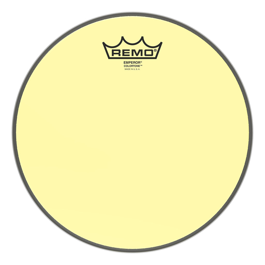Remo Emperor Colortone Yellow Drumhead ,10" 10"
