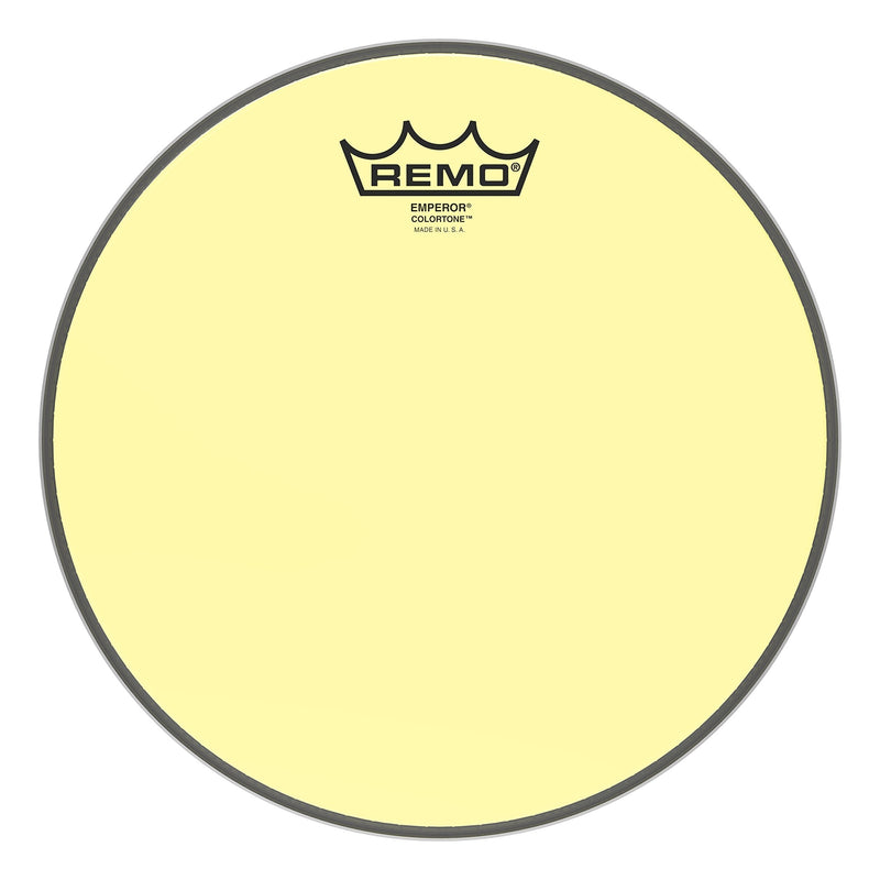 Remo Emperor Colortone Yellow Drumhead ,10" 10"