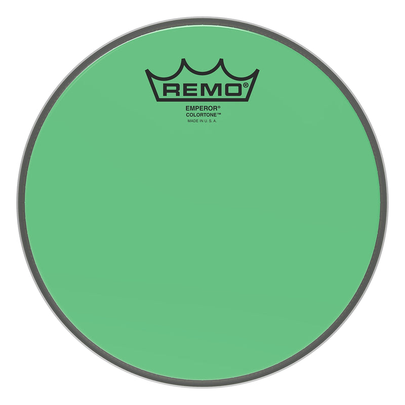Remo Emperor Colortone Green Drumhead, 8" 8"
