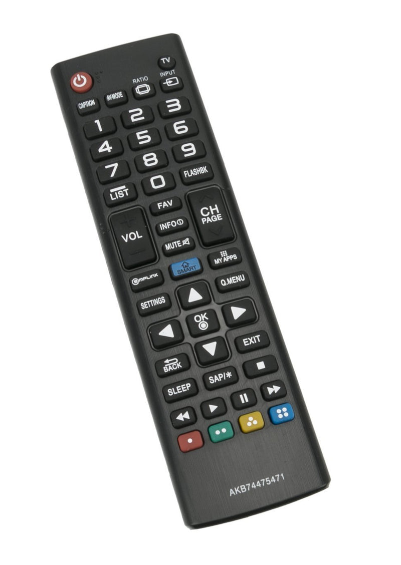 New AKB74475471 Remote Control Replacement fit for LG TV 32LF5800 32LF580B 42LF5800 49LF6300 50LF5800 55LF6090 55LF6100 55LF6300 60LF6100 32LF595B 40LF6300 42LF6500 43LF5900 49LF5900 50LF6090 50LF6100