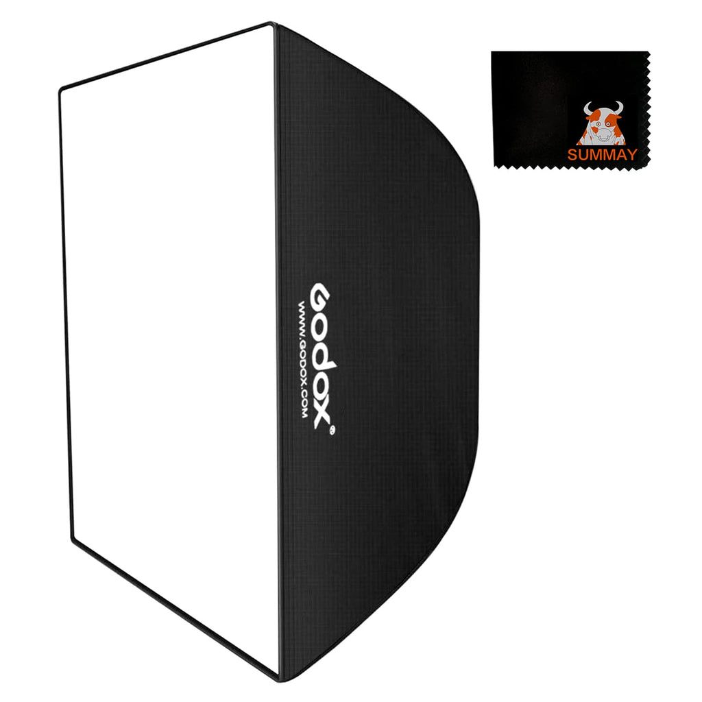 GODOX 24" x 35"/ 60cm x 90cm Umbrella Rectangle Portable Softbox Reflector for Studio Photography Speedlite Flash