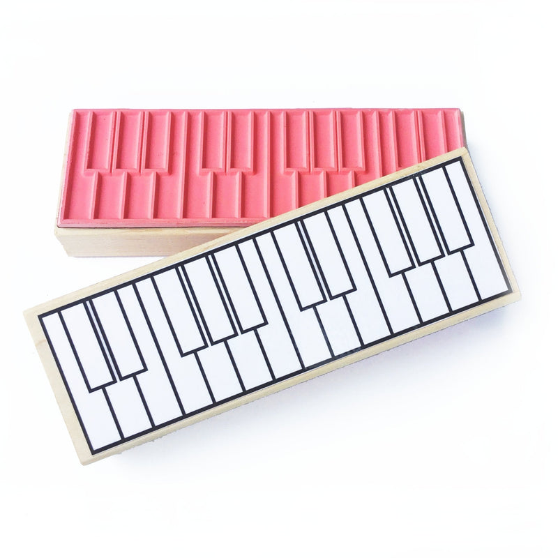 Jumbo Piano Diagram Rubber Stamp
