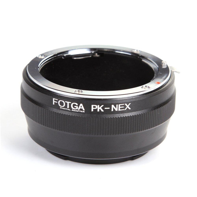 FocusFoto FOTGA Adapter Ring for Pentax PK K Lens to Sony E-Mount Mirrorless Camera NEX-5R 5T 3 NEX-6 NEX-7 a7 a7S a7R a7II a7SII a7RII a6500 a6300 a6000 a5100 a5000 a3500 NEX-FS700 VG30 VG900 PXW-FS7