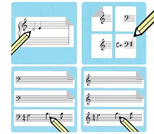 Music Staff Sticker Multipack (270 handy stickers for music teachers and students))